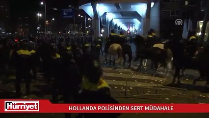 Hollanda'da Türk Göstericilerin İlginç Diyalogları