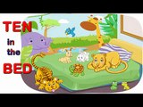 Ten In The Bed |Educational Nursery Rhymes For Preschoolers |Most Popular Children Rhymes