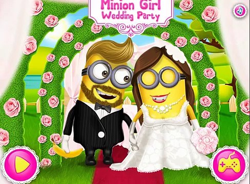 Миньон девушка свадьба вечеринка миньоны Игры для Дети
