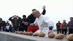Chinese martial artist breaks world record by smashing coconuts with bare hands