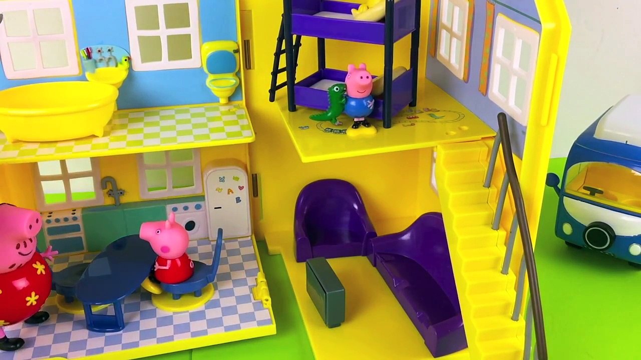 Скорая помощь здание здание двойной Больница встретились Пеппа свинья Набор для игр голландская больница
