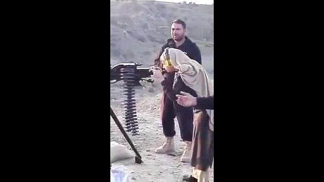 Brave Female PK Police Officer Rafia Qaseem Baig fires Rocket Launcher and operates Heavy Machine Gun