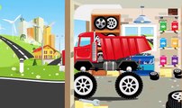 Autos y Camiones para los Niños | Divertido Coche de Policía para los Niños : una Ambulancia, camión de Bomberos, de la Motocicleta