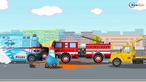 Cartoon for children Learn The Fire Truck rescue Cartoons for kids, toddlers Cars & Truck CHALLENGE