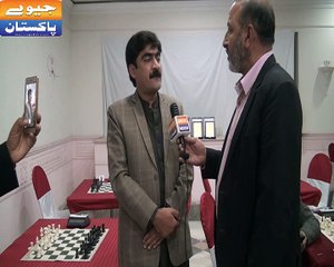 Umer khan (Chess Federation of Pakistan)talked with Shakeel Farooqi