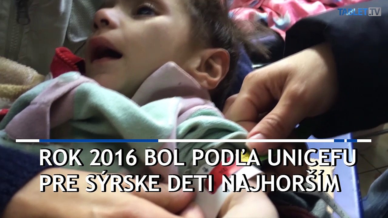 UNICEF: Rok 2016 bol najhorší pre vyrastajúcu generáciu Sýrčanov