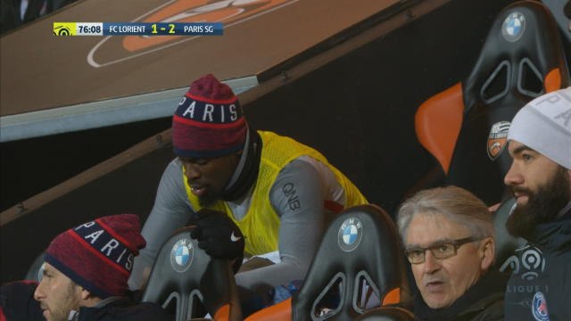 You wouldn't think Aurier wanted to play against Lorient