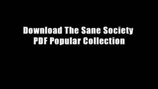 Download The Sane Society PDF Popular Collection