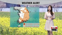 More dry conditions across nation, mix of rain and snow in eastern region