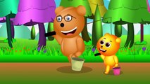 Mega Gummy bear planting trees finger family Rhyme for Kids | Gummy bear crying Ice cream