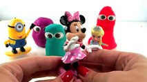 GIANT Mickey Mouse Surprise Egg Play Doh - MLP Minnie Mouse Donald Duck Goofy Mystery Mini