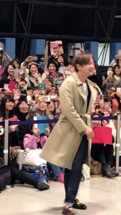 JANG KEUN SUK AT GIMPO AIRPORT ARRİVAL TO OSAKA AIRPORT JAPAN 13.03.2017