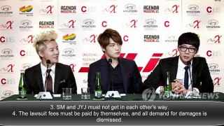 Official documents reveal SM's 'slave contract' with JYJ did not exist to begin with