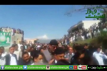 Raja Farooq Haidar has been Received Warmly Kotli AJk