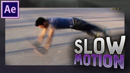 Slow Motion with Timewarp effect in After Effects ✔