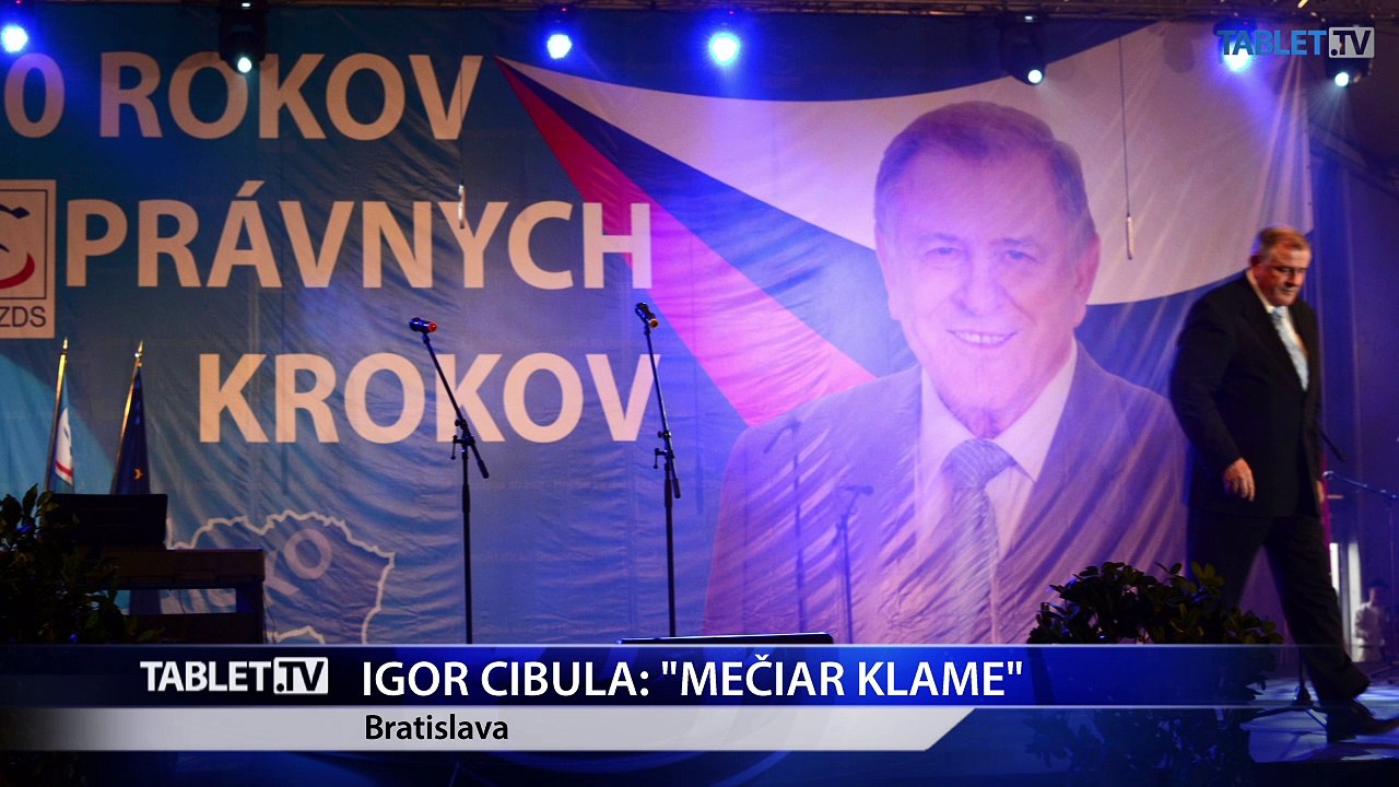I. CIBULA: V. Mečiar je osobne zodpovedný za zavlečenie M. Kováča ml.