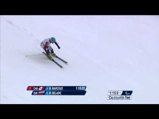 Michal Beladic (1st run) | Men's giant slalom visually impaired | Alpine skiing | Sochi 2014