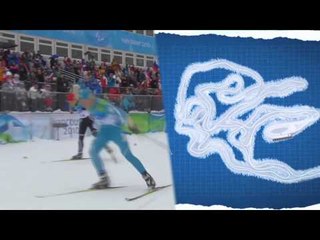 What is para-cross-country skiing at the Paralympic Games?