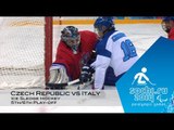 Czech Republic v Italy 5th place highlights | Ice sledge hockey | Sochi 2014Paralympic Winter Games