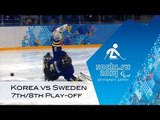 Korea vs Sweden 7th place highlihgts | Ice sledge hockey | Sochi 2014 Paralympic Winter Games