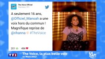 Les téléspectateurs de The Voice craquent pour la jeune Manoah !