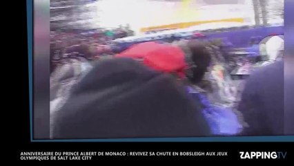 Albert de Monaco a 59 ans : sa chute en bobsleigh aux JO de 2002 (vidéo)