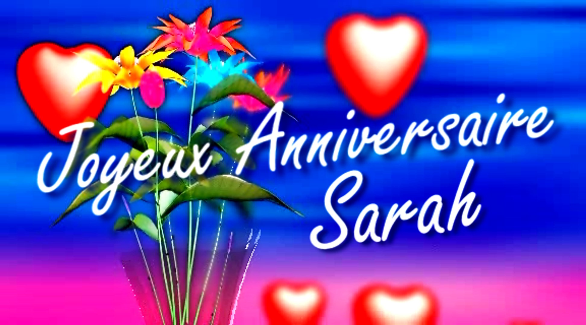 Joyeux Anniversaire Sarah Video Dailymotion