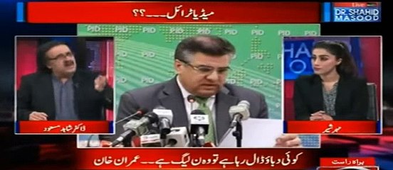 Dr Shahid Masood Got Full Angry on N League and Nawaz Sharif