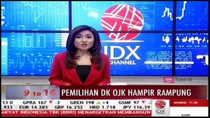 Pemilihan DK OJK Hampir Selesai