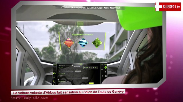 La voiture volante d’Airbus fait sensation au Salon de l’auto de Genève