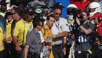 Kyle Busch and Joey Logano fight after Kobalt 400