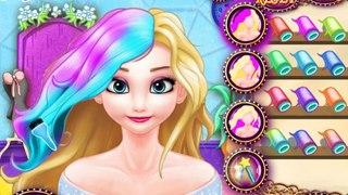 ᴴᴰ ♥♥♥ дизайн дисней краситель Эльза для бесплатно замороженные Игры волосы Дети Онлайн Принцесса ᴴᴰ ♥♥♥