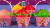 GIANT Surprise Eggs Compilation - Disney Princess Cinderella Ariel Snow White Merida Jasmi