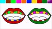 Lip Coloring Pages, Learn Colors for Children with Lipstick Coloring Pages Collection to K