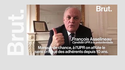 Candidat à la présidentielle, François Asselineau se défend d'être à la tête d'une "secte"