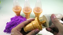 DIY How To Make Colors Kinetic Sand Ice Cream Cone Kinetic Sand Compilation