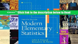 PDF Modern Elementary Statistics Full Online