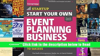 Read Start Your Own Event Planning Business (Startup Series) Popular Ebook