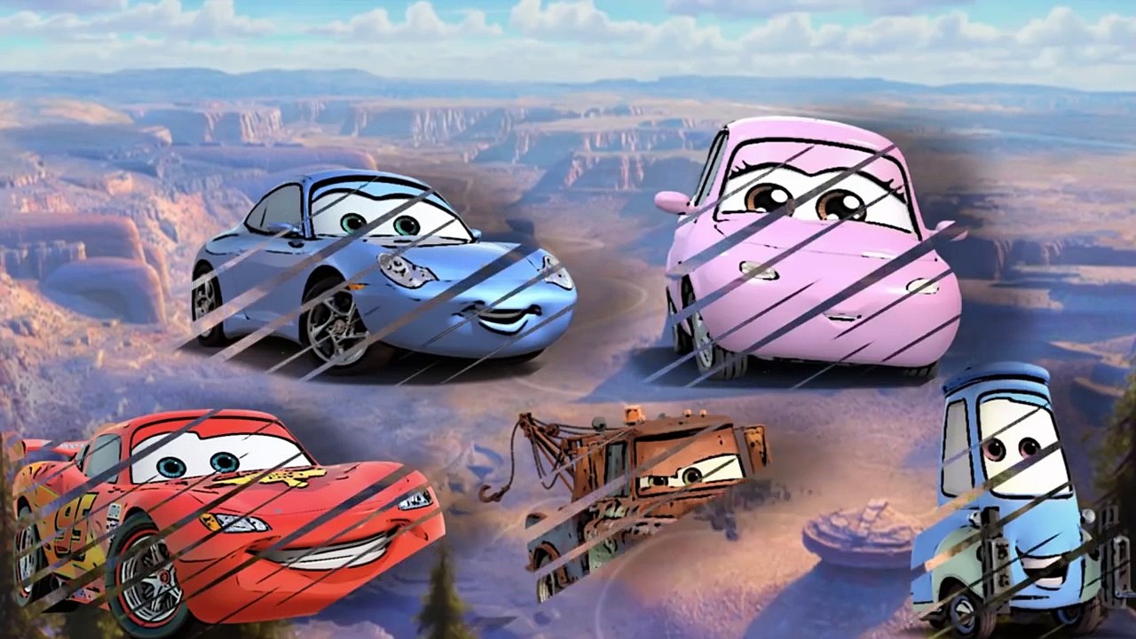 Молния Маккуин легковые автомобили в палец Семья Песня для Дети питомник рифмы с дисней легковые автомобили