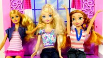 Barbie Iron-On Style Fashions Disney Queen Elsa Princess Anna Frozen Dolls Designs Play