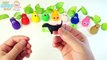 Fun Play and Learn Colours with Ducks Butterfly Molds with Play Dough Modelling Clay for K