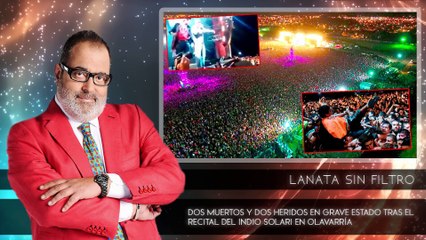 LANATA SIN FILTRO:Dos muertos y dos heridos en grave estado tras el recital del Indio Solari en Olavarría