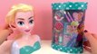 HUGE Disney Frozen Makeup Beauty Kit & Queen Elsa Styling Head Playset!