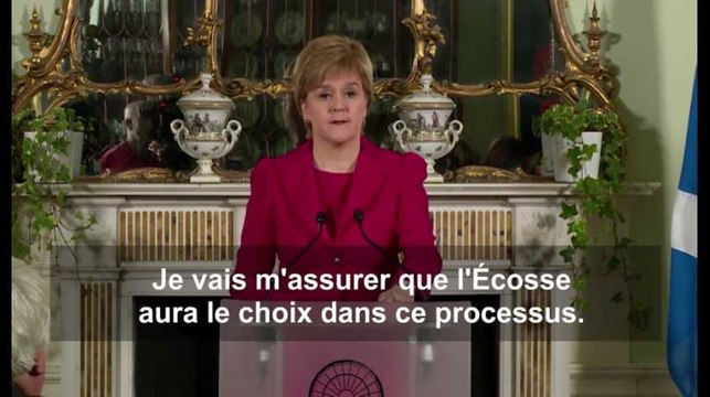 L'Écosse veut un nouveau référendum sur son indépendance du Royaume-uni post-Brexit