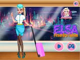 Elsa Stewardess Fashion Game - Frozen Video Games For Girls