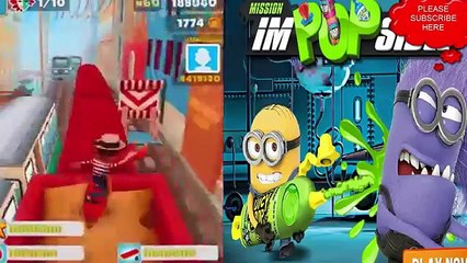 Despicable Me 2: Minion Rush VS Subway Surfers Washington, D.C Compilation