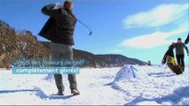 Sibérie : du golf sur le lac Baïkal !