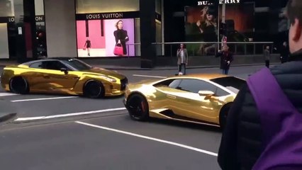 Love how the firetruck follows in case they burst into flames