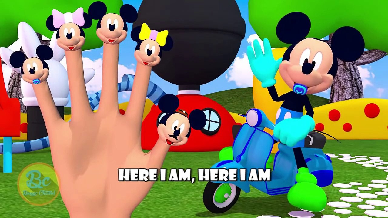 Nursery Rhymes | Mickey Mouse 3D Finger Family | 3D Animation In HD From Binggo Channel