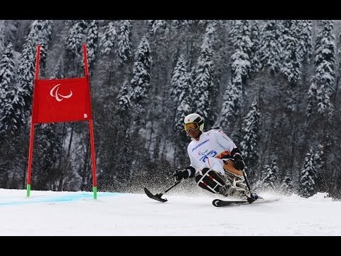 Akira Taniguchi (2nd run) | Men's super combined sitting | Alpine skiing | Sochi 2014 Paralympics